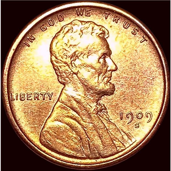 1909-S Lincoln Wheat Cent UNCIRCULATED