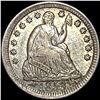 Image 1 : 1853 Arrows Seated Liberty Half Dime NEARLY UNCIRCULATED