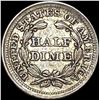 Image 2 : 1853 Arrows Seated Liberty Half Dime NEARLY UNCIRCULATED