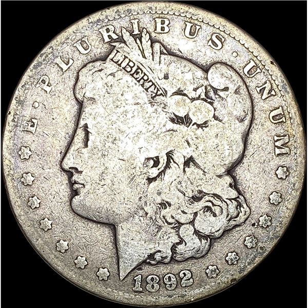 1892-CC Morgan Silver Dollar NICELY CIRCULATED