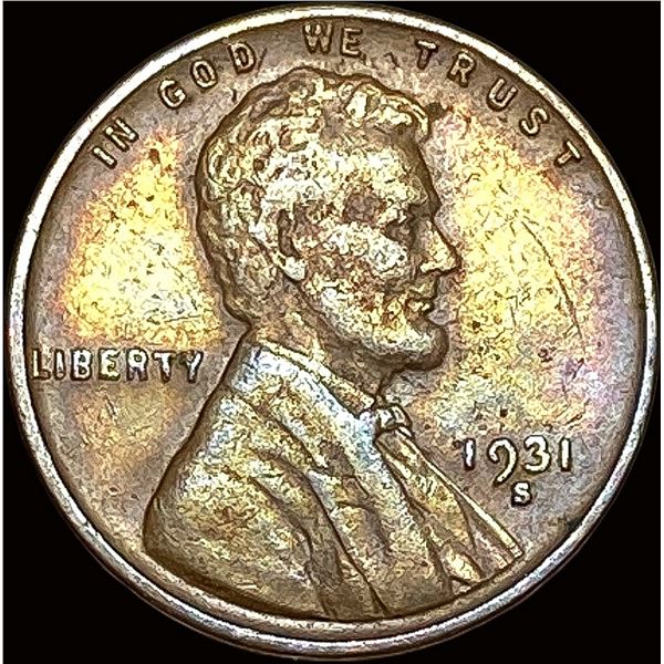 1931-S Lincoln Wheat Cent NEARLY UNCIRCULATED