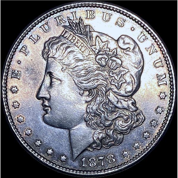 1878 8TF Silver Morgan Dollar CHOICE AU