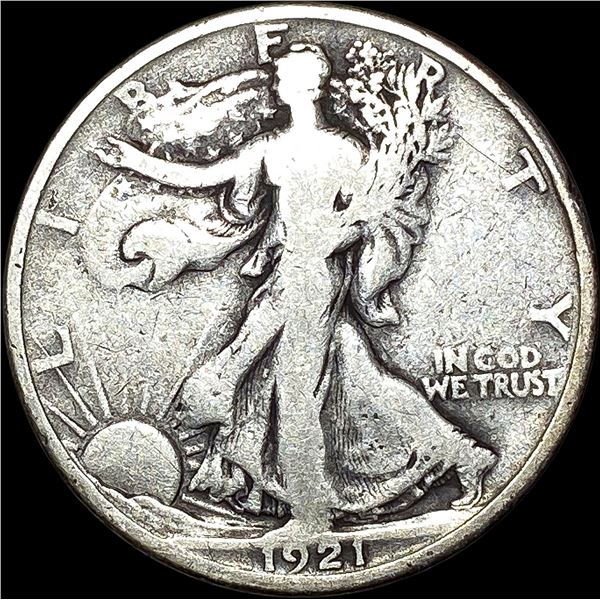 1921-D Walking Liberty Half Dollar NICELY CIRCULATED