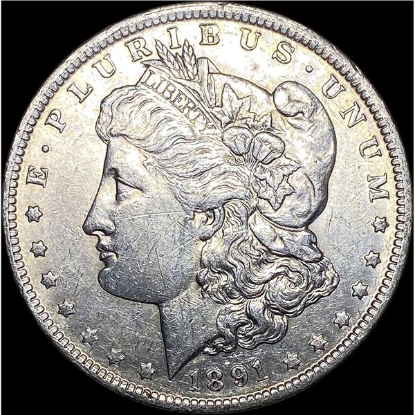 1891-O Silver Morgan Dollar NEARLY UNCIRCULATED