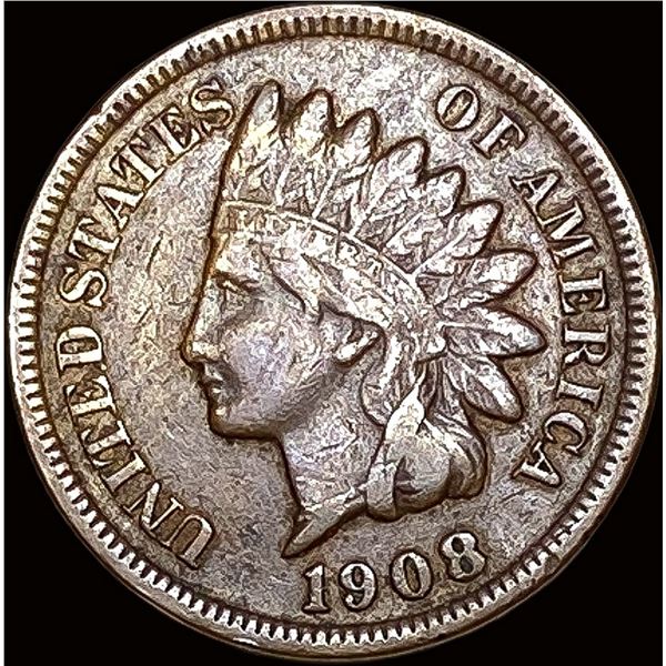 1908-S Indian Head Cent ABOUT UNCIRCULATED