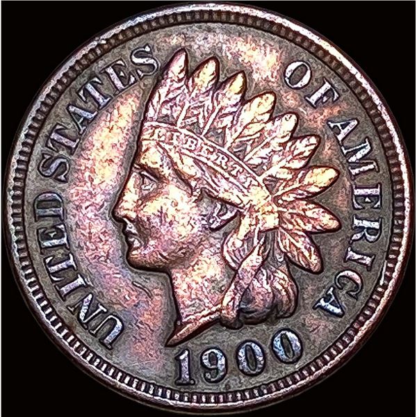 1900 Indian Head Cent NEARLY UNCIRCULATED