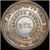 Image 2 : 1863 Civil War Token - Dix CLOSELY UNCIRCULATED