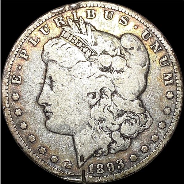 1893 Silver Morgan Dollar NICELY CIRCULATED