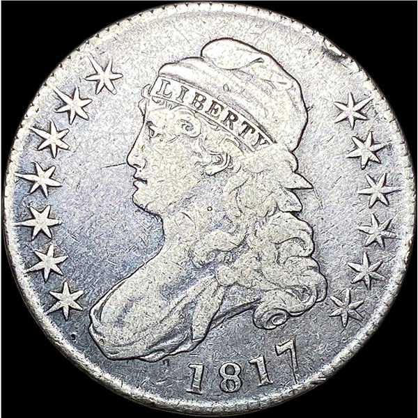 1817 Capped Bust Half Dollar LIGHTLY CIRCULATED