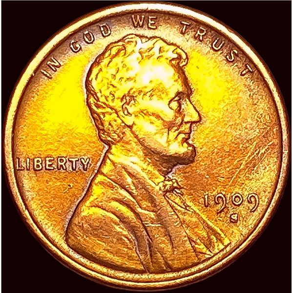 1909-S Lincoln Wheat Cent CLOSELY UNCIRCULATED
