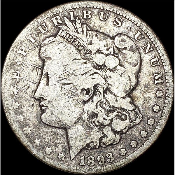 1893-CC Silver Morgan Dollar NICELY CIRCULATED