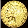 Image 1 : 1908 Indian Head Gold Half Eagle $5 HIGH GRADE