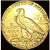 Image 2 : 1908 Indian Head Gold Half Eagle $5 HIGH GRADE