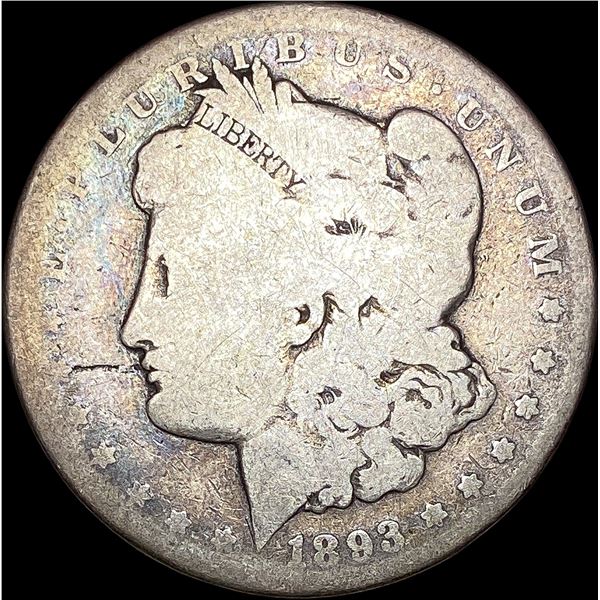 1893-CC Silver Morgan Dollar NICELY CIRCULATED