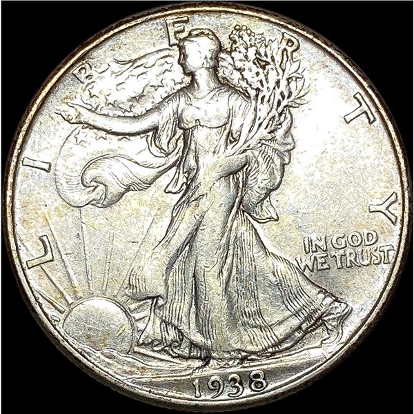 1938-D Walking Liberty Half Dollar CLOSELY UNCIRCULATED