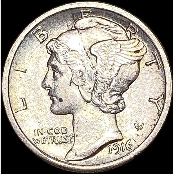 1916 Silver Mercury Dime UNCIRCULATED