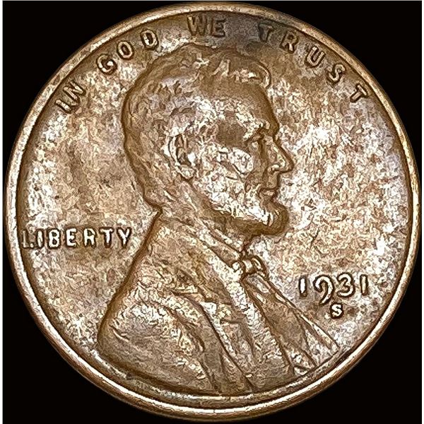 1931-S Lincoln Wheat Cent NEARLY UNCIRCULATED
