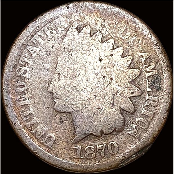 1870 Indian Head Cent NICELY CIRCULATED