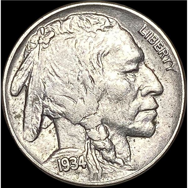 1934 Buffalo Nickel CHOICE AU