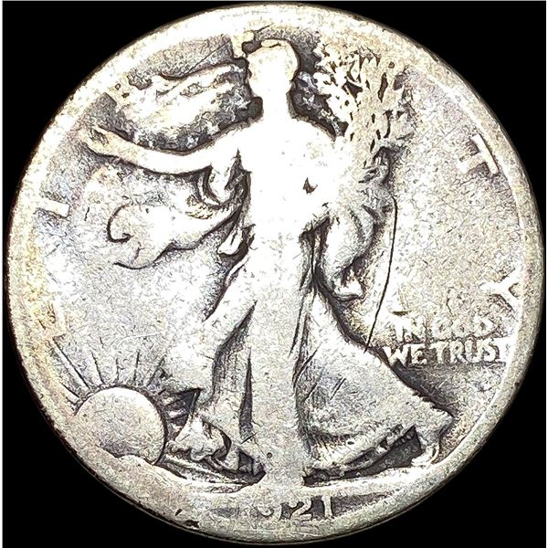 1921-S Walking Liberty Half Dollar NICELY CIRCULATED