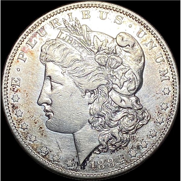 1884-S Silver Morgan Dollar CLOSELY UNCIRCULATED