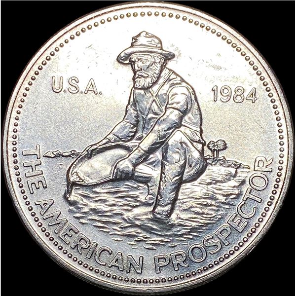 1985 1oz Silver Engelhard American Prospector UNCIRCULATED