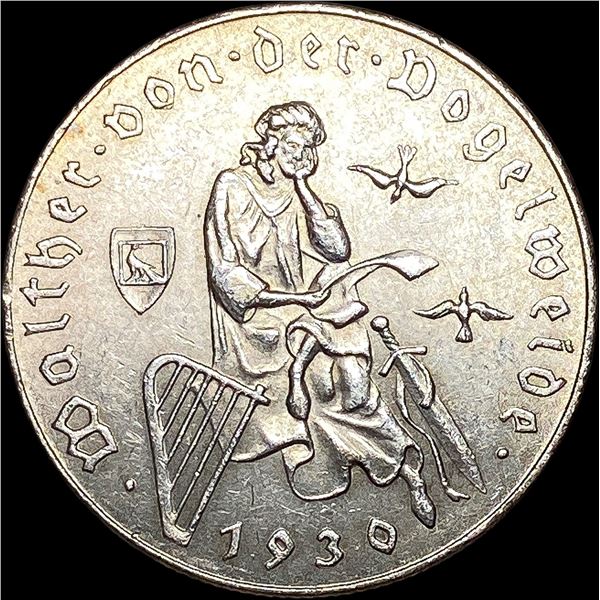 1930 Austria Silver 2 Schilling UNCIRCULATED