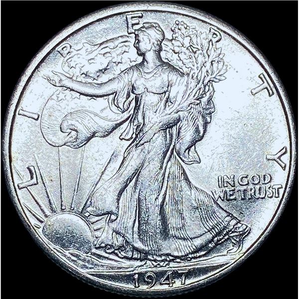 1947-D Walking Liberty Half Dollar CHOICE BU