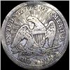 Image 2 : 1853 Arrows/Rays Seated Liberty Quarter LIGHTLY CIRCULATED