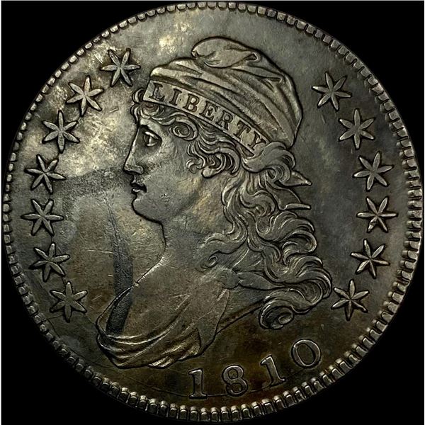 1810 Capped Bust Half Dollar NEARLY UNCIRCULATED