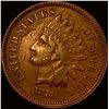 Image 1 : 1873 Bronze Indian Head Cent NEARLY UNCIRCULATED