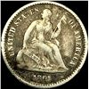Image 1 : 1861 Seated Liberty Half Dime LIGHTLY CIRCULATED