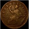 Image 2 : 1724 Woods Hibernia Halfpenny HIGH GRADE
