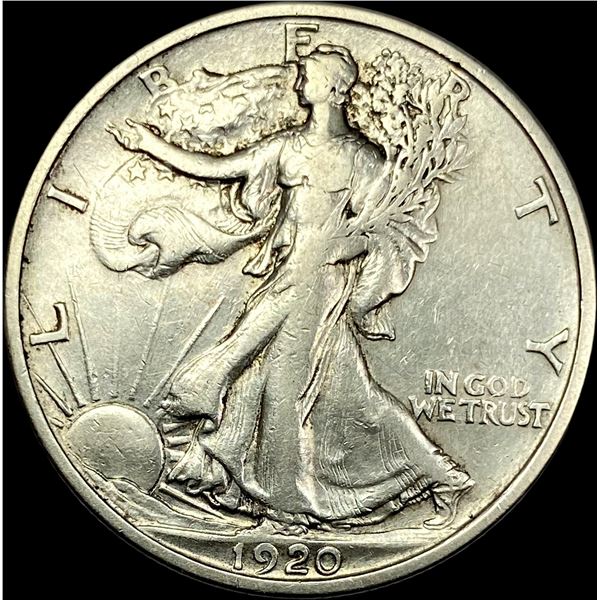 1920-S Walking Liberty Half Dollar NEARLY UNCIRCULATED