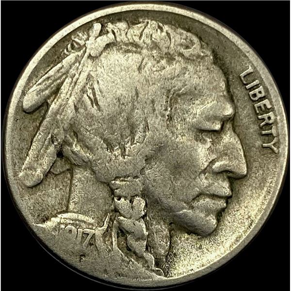 1917-S Buffalo Nickel NICELY CIRCULATED