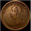 Image 1 : Washington Double-Head Cent Token NICELY CIRCULATED