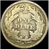 Image 2 : 1867-S Silver Seated Liberty Dime LIGHTLY CIRCULATED