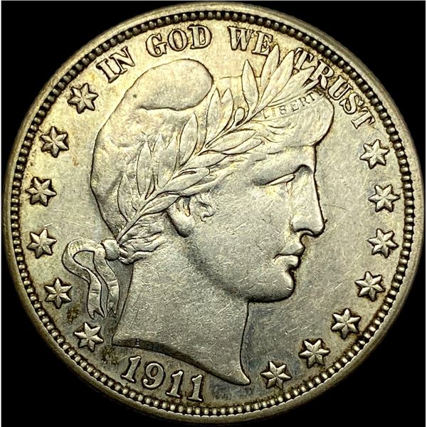 1911-D Silver Barber Half Dollar CLOSELY UNCIRCULATED