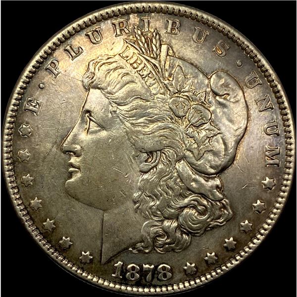 1878 8TF Silver Morgan Dollar CLOSE UNC