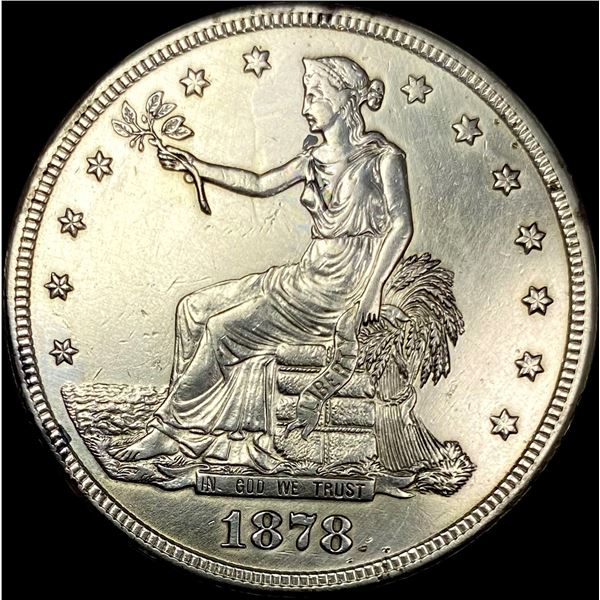 1878-S Silver Trade Dollar CLOSELY UNCIRCULATED