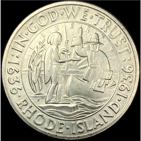1936-S Rhode Island Silver Half Dollar UNCIRCULATED