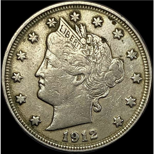 1912 Liberty Head Nickel NEARLY UNCIRCULATED