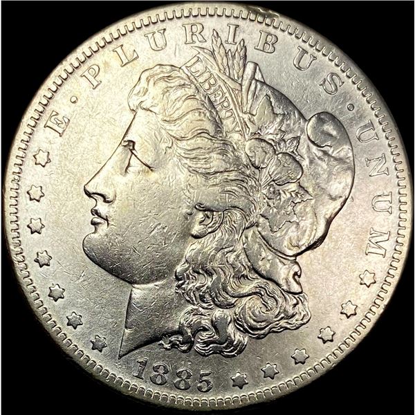 1885-S Silver Morgan Dollar NEARLY UNCIRCULATED