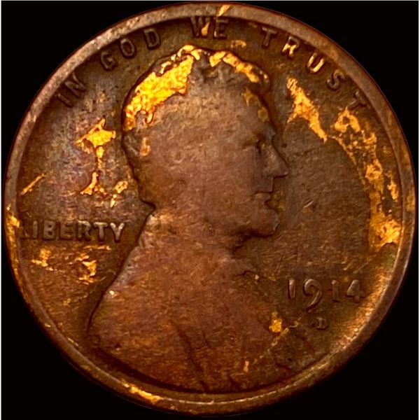 1914-D Lincoln Wheat Cent NICELY CIRCULATED