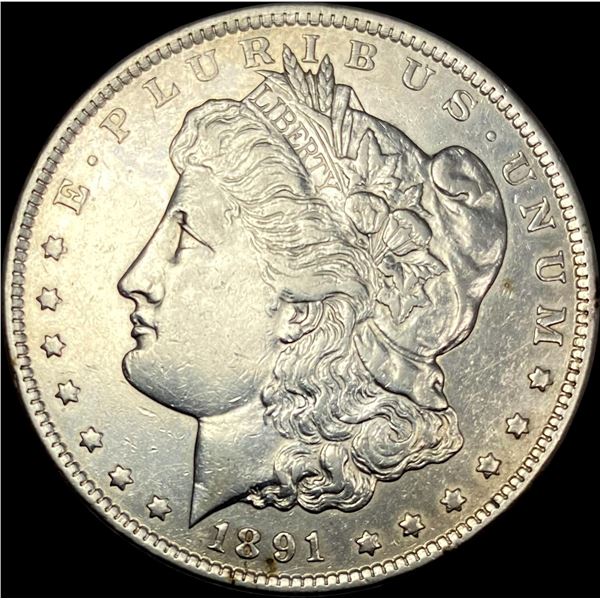 1891-CC Silver Morgan Dollar CLOSELY UNCIRCULATED