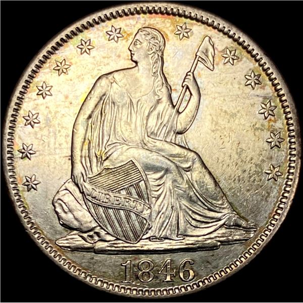 1846 Seated Liberty Half Dollar CLOSELY UNCIRCULATED