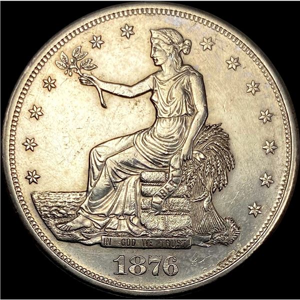 1876-S Silver Trade Dollar CLOSELY UNCIRCULATED
