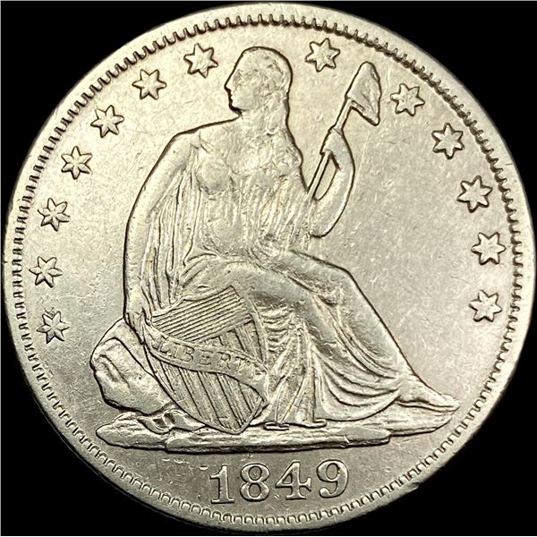 1849-O Seated Liberty Half Dollar CLOSELY UNCIRCULATED