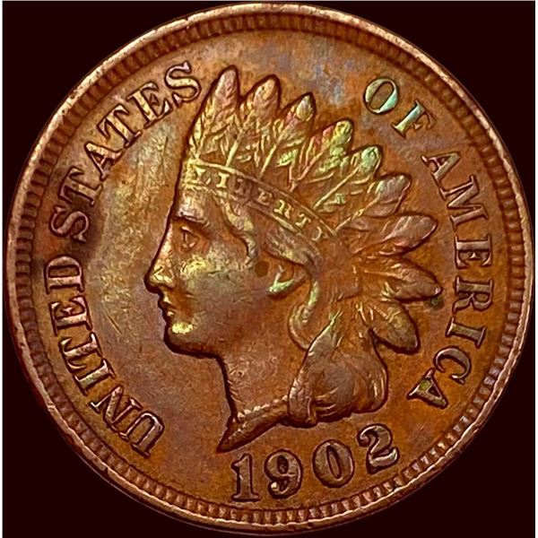 1902 Indian Head Cent CHOICE AU
