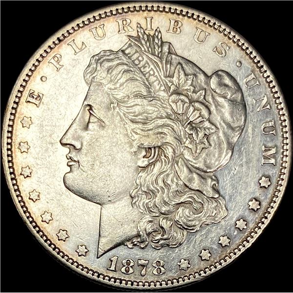 1878 8TF Silver Morgan Dollar CLOSELY UNCIRCULATED